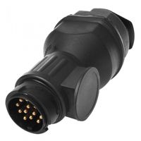adaptér na LED svetlo 12 V 13-13-pin 16 cm čierny