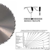 HM Sägeblatt 600 x 28 mm mit Reduzierring 30 auf 28 mm LFZ Flach-Zahn Hartmetall Widea für Brennholz Hartholz Kreissägeblatt für Wippsäge und Brennholzsäge 600mm