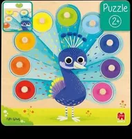 Goula Pfauenholzpuzzle Mehrfarbig  Mehrfarbig One Size