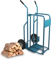 Bituxx Brennholzkarre 100kg Blau MS-15908