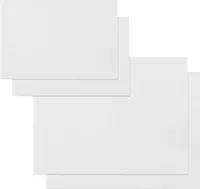 H&S 4x Leinwand zum Bemalen - Keilrahmen Leinwände Canvas - 2x Leinwand groß 30x40cm - 2x Leinwände klein 20x30cm - Leinwand Set - Leinwände zum