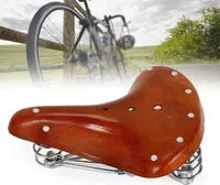 Vintage siodełka rowerowe siodełka rowerowe skórzane siodełko rower górski siodełko przednie siodełko prawdziwa skóra retro holland siodełko rowerowe siodełko brązowy