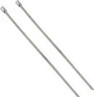 Opaski kablowe DELOCK ze stali nierdzewnej dł. 350 x szer. 4,6 mm 20 szt