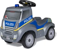 Ferbedo Polizei Rutscher Babyrutscher Blaulicht + Sirene, Lenkrad mit Hupe