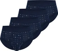 Schiesser 4er Pack Baumwolle Essentials Feinripp Slip / Unterhose Besonders strapazierfähig und langlebig, Komfortabler Softbund und Eingriff, In hochwertiger, bequemer Feinripp-Qualität