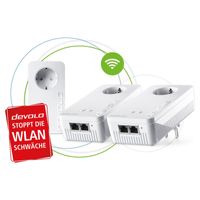 Devolo MAGIC 2 WiFi next Multiroom Kit 2400 Mbit/s Eingebauter Ethernet-Anschluss WLAN Weiß 3 Stück(e)