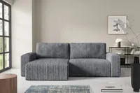 Furnisell Ecksofa L Form Cord Sofa "FANO", Grau
