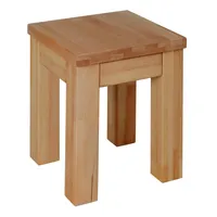 Krok Wood Hocker Milano aus Massivholz in Buche 35x35x47 cm