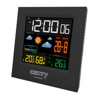 Camry Funkwetterstation | Wetterstation | Digitales Thermometer | Wecker | Hygrometer
