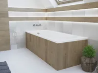 BADLAND Badewanne Rechteck Medium 170x75 mit Ablaufgarnitur, Füßen und Styroporverkleidung GRATIS