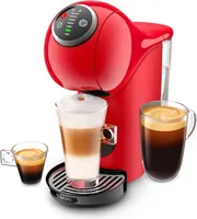 Krups KP3405 Genio S PLUS RED Espressomaschine, Nescafe Dolce Gusto Kapseln, Kunststoffgehäuse