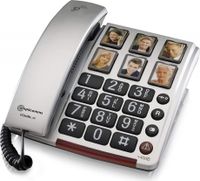 amplicomms BigTel 40 Plus Analoges Telefon Schwarz, Grau