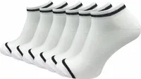 Gawilo  Sneaker Socken Damen (6 Paar), Weiss / 39 - 42