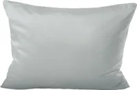 Kissenhülle Wildseide Optik uni 30x50 cm silber