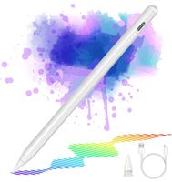Eingabestift für Apple Ipad Stift mit Tilt Spitze Neigungsitivität,Eingabestift zum Zeichnen & Schreiben auf dem iPad 2018-2022,Wiederaufladbar Stylus Pen,Magnetic Attachment Pencil