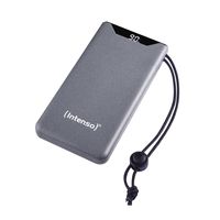 Intenso Powerbank F10000 PD Qualcomm Quick Charge 3.0 10000 mAh 1x USB Typ A und C OUT grau