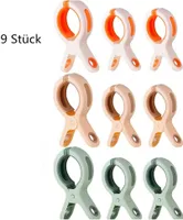 Wäscheklammern Klammern für Strandtuch,Große Klammern, Jumbo Größe Starke Towel Clips Winddicht Strandtuch, Strandtuch Klammern( 2 Stück )