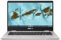 ASUS Chromebook C424 (14 Zoll, HD 1366 x 768) Laptop (Intel Celeron N4020, 8GB RAM, 64G eMMC, Intel HD Graphics 600, ChromeOs) Silver/QWERTZ
