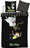 Rick and Morty Bio-Bettwäsche-Set 140x200 cm 100% GOTS-e Baumwolle