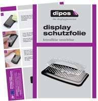 2x Schutzfolie für Philips  EP5441/50 Tropfblech klar Displayschutzfolie Folie