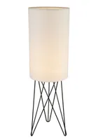 TOWER Stehlampe Weiß / Schwarz
