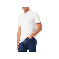 Lacoste Logo-Polo-Shirt, Weiß M