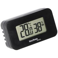 WS 7006 Technoline Thermometer sehr kleines Autothermometer, schwarz xxs Digitalthermometer, Farbe:schwarz