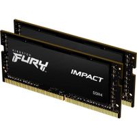 Kingston FURY Impact - DDR4 - Kit - 64 GB: 2 x 32 GB - SO DIMM 260-PIN - 3200 MHz / PC4-25600 - ungepuffert