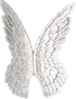 Casablanca by Gilde  Wandobjekt Flügel antiksilber H. 94 cm,59962