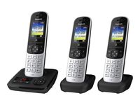 Panasonic KX-TGH723 - DECT-Telefon - Kabelloses Mobilteil - Freisprecheinrichtung - 200 Eintragungen