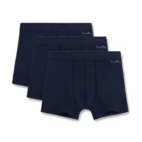 Sanetta Jungen Shorts 3er Pack - Pant, Unterhose, Organic Cotton Blau 164