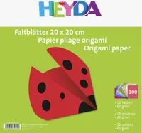 Papíry na origami 20 x 20 cm ( 100 ks )