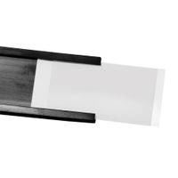 Magnetoplan Beschriftungsschild Ettiketten für C-Profil 15 mm - 15mmx50m (BxL) - Weiß - Papier