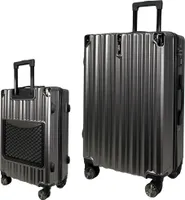 SIGN Reisekoffer ABS Koffer Trolley Hartschale  anthrazit-metallic-L