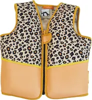 Swim Essentials Béžová leopardia plavecká vesta 4-6 rokov