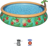 BESTWAY Schwimmbad, Durchmesser 457x84 Palma B57416 84385