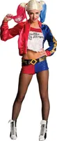 Sebevražedný oddíl - Kostým '" 'Harley Quinn' - Dámský BN5146 (M) (Červená/modrá/bílá)