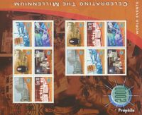 Briefmarken Irland 2000 Mi 1292-1297 Zd-Bogen (kompl.Ausg.) postfrisch Ereignisse