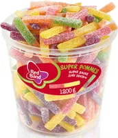 Red Band Pommes extra kwaśne owocowe gumy do żucia 1200g