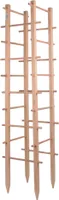 UNUS® Rankenturm aus Holz, Wetterfeste Pflanzenstütze, natur, Garten