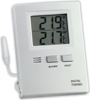 Digitales Innen-Außen-Thermometer mit Kabelfühler, 30.1012, TFA Dostmann