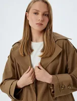 Koton Trenchcoat Khaki