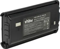 vhbw Akku kompatibel mit Kenwood TK-3307M2, TK-3306M3, TK-3302UK Funkgerät, Walkie Talkie (2000 mAh, 7,4 V, Li-Ion)