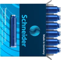 Schneider Tintenpatronen für Füller blau 6 St.