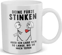 22Feels Männer Jahrestag Geschenk Hochzeitstag Ehemann Valentinstag Freund Tasse Deine Fürze Stinken Kaffeetasse Haferl Geburtstag Weihnachten Geschenkidee