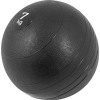 GORILLA SPORTS® Medizinball - 7kg Gewichte, mit Griffiger Oberfläche, Rutschfest, Schwarz - Gewichtsball, Fitnessball, Slamball, Trainingsball