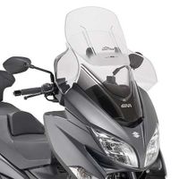 Givi Airflow Windschild AF3115G transparent, 650-770 x 670 mm (HxB) - für Suzuki Burgman 400 (17-23) mit ABE