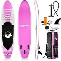 SereneLife Stand Up Paddling Board Set, SUP Board Komplettes Zubehör, Stand Up Paddle Board für Kinder & Erwachsene, Surfbrett & Tragetasche