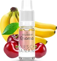 Belissia Lebensmittelaroma Kirsch-Banane- 10ml Hochdosiertes Aroma - Kalorienfrei, Vegan - Für Speisen, Getränke, Shake, Quark, Nebelmaschine uvm.