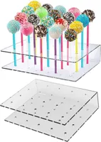 1x Cake Pop Ständer, 20 Löcher Lollipop Holder, Lutscher Halter, für Hochzeit Geburtstag Dessert Tisch Party Deko